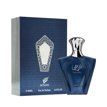 Afnan Turathi Blue Eau de Parfum for Men – 3.0 fl oz / 90 ml