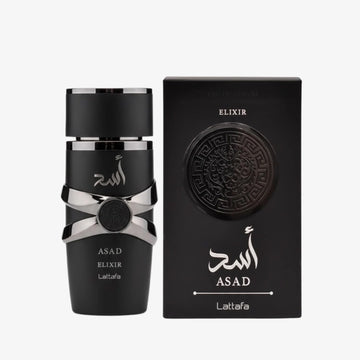 Lattafa ASAD Elixir for Unisex Eau de Parfum Spray  3.40 Ounce / 100 ml
