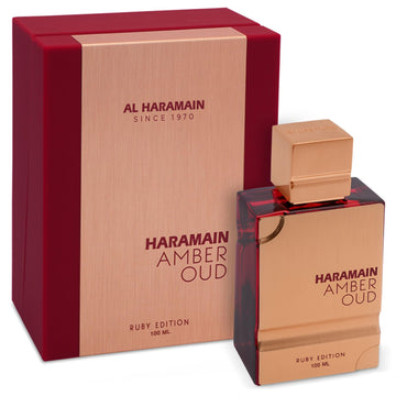 Al Haramain Amber Oud Ruby Edition Eau De Parfum Spray Unisex Arabian Perfume for Women & Men, Long-Lasting