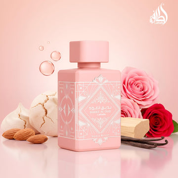 Lattafa Perfumes Bade'e Al Oud Noble Blush for Unisex Eau de Parfum Spray 3.40 Ounce / 100 ml