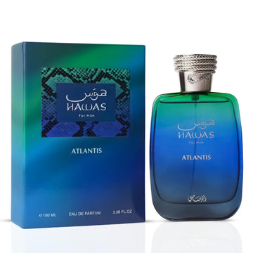 RASASI Hawas Atlantis Eau de Parfum for Men Fresh & Modern Scent Spray