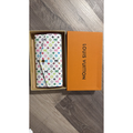 Authentic Louis Vuitton Monogram Multicolor Zippy Wallet Purse  New