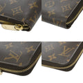 Louis Vuitton Monogram Zippy Long Wallet – Brown Leather Zip Around | M60017