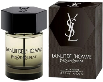 Yves Saint Laurent La Nuit de L'Homme Eau de Toilette for Men 3.3 oz / 100 ml