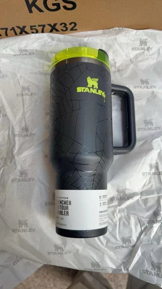 Stanley Halloween Web Glow H2.0 40oz Tumbler – Limited Edition Glow-in-the-Dark Travel Mug